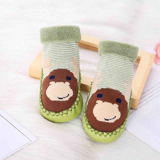 Baby socks with grip